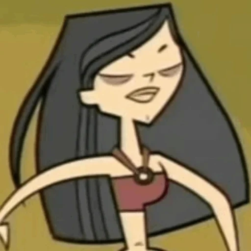 total drama, isla de teatro, héroe desesperado de heather, isla heroica desesperada, héroe de rol desesperado heather