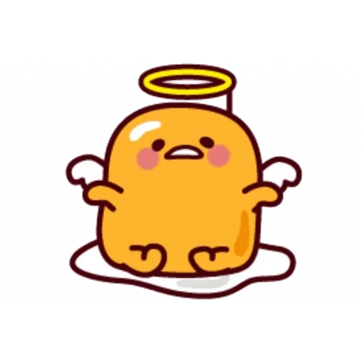 gudetama, bourdonnement, gutata, gudetama von, chat gudetama