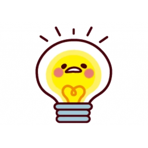 idea, icona della lampada, idea per lampadina, bulbo giallo, illustrazione di lampadina