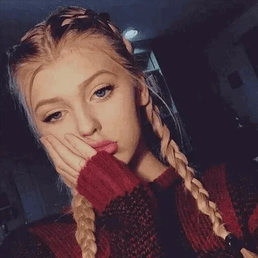 женщина, девушка, loren gray, french braid, король артур