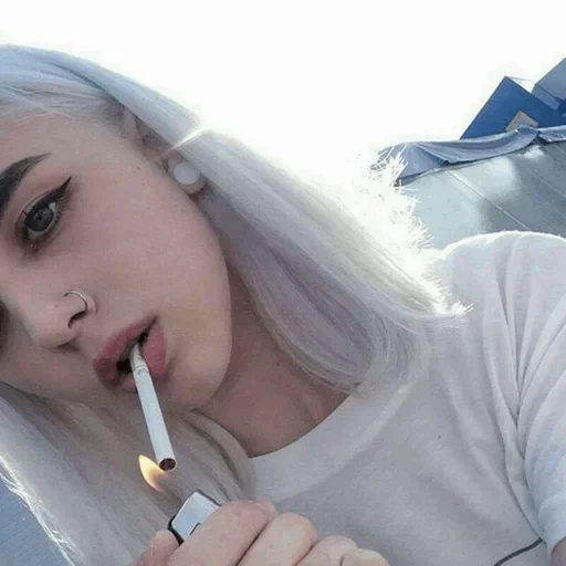 девушка, девочка, человек, курящая девушка, девушка сигаретой
