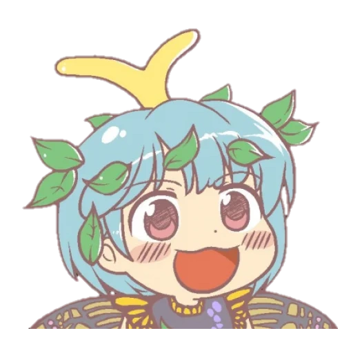 anime, personagens de anime, anime aqua chibi, aqua konosuba chibi, anime gyate gyate ohayou