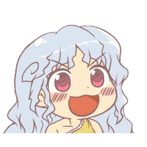 chibi, ohayou chibi, proyek touhou, karakter anime, anime ohayou gyate gyate