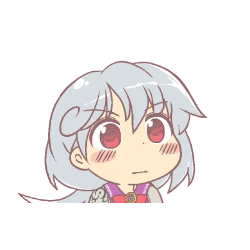 chibi, anime, ohayou chibi, anime emoji baka, anime ohayou gyate gyate