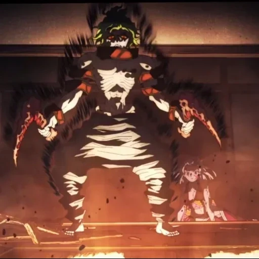 anime, zenitsu in 4 k, mappa атака титанов, яйба самурай-легенда, люцифер аниме хантер