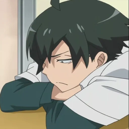 hikigaya hachiman, hatiman hikigai smiles, the pink time of my school life is continuous, the pink time of my school life is continuous deception, the pink time of my school life is continuous deception season 1