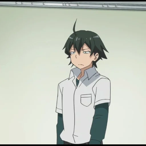 anime oregelu, personnages d'anime, hachiman hiku, hachiman hikigaya, hikigaya hachiman rin tosaka