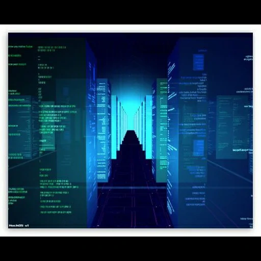 экран, хакер, фантастика, хакер линии, киберпанк пейзаж