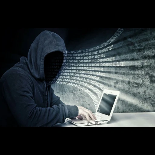 hacker, revil hacker, hacker monitor, hacker headgear, anonymous hacker