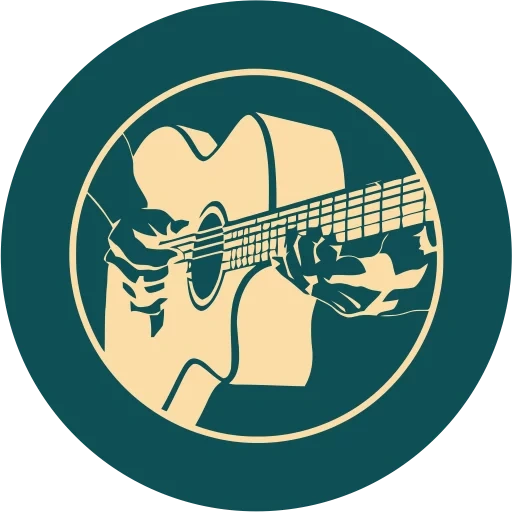 соло гитаре, гитара значок, иконка гитара, логотип гитариста, логотип школы гитары