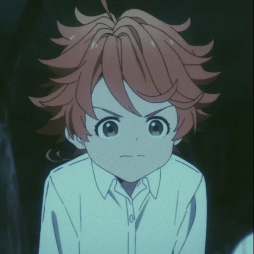 les bêtises promises, yakusoku no neverland, anime promis non-sens, le non-ruler promis de la couronne d'anime, emma des moments anime promis non corrigées