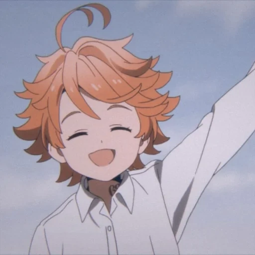 anime characters, the promised nonsense, sweet drawing of anime, emma promised nonsense, emma promised neverland smiles