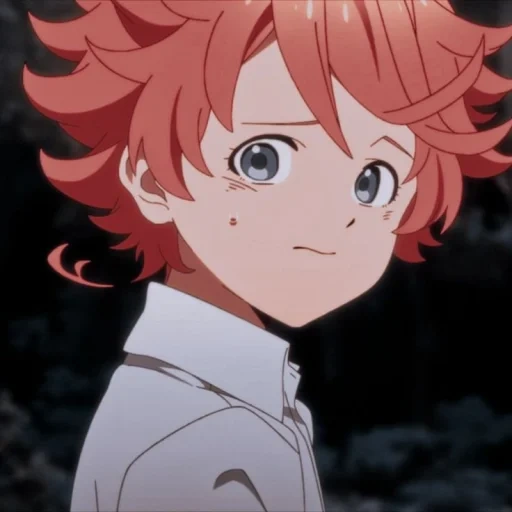 аниме персонажи, yakusoku no neverland, обещанный неверленд 2020, аниме обещанный неверленд, обещанный неверленд 1 серия