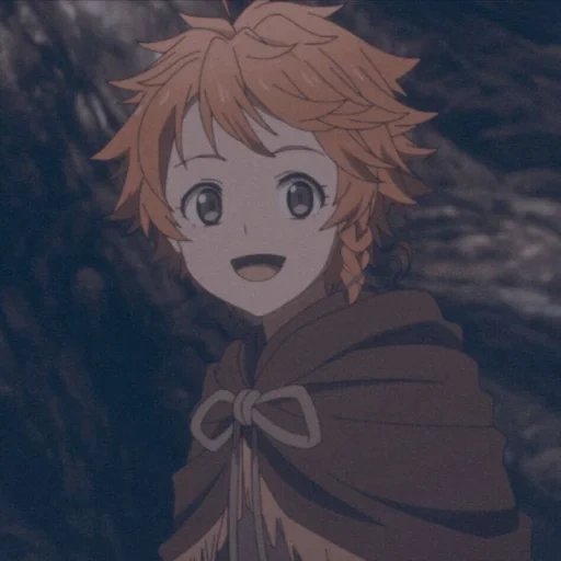 anime neverland, les bêtises promises, anime promis non-sens, la saison 2 promised neverland 2, emma a promis à neverland des sourires