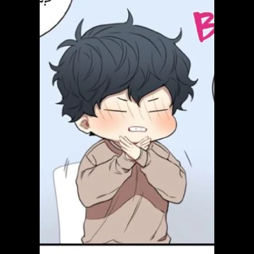 animação é fofa, animação de quadrinhos, chibi manhua, papel de animação, padrão bonito anime