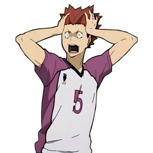 haikyuu, personajes de anime, personajes voleibol de anime, haikyu shiratorizava satori, voleibol de anime shiratorizava satori