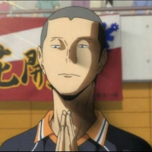 volleyball anime, tanaka ryunoske, personnages d'anime, anime volleyball tanaka, tanaka ryunoske volleyball