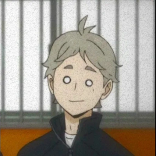 haikyuu, sugawara, sugawara causey, sugawara hentikan kamera, meme anime voli sugawara