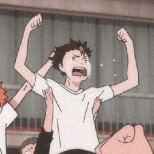 tanaka nishinoi, anime de voleibol, voleibol haikyuu, personajes de voleibol nishinoi, anime de voleibol nishino memes