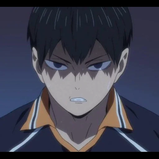 haikyuu, kageyama, tobio kageyama, karakter anime, kageyama tobio tersenyum