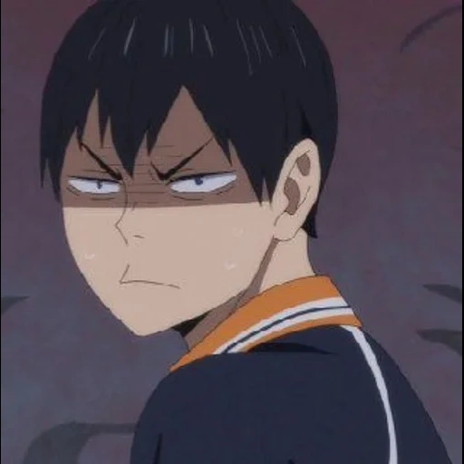 kageyama, kageyama tobio evil, kageyama tobio smile, kageyama di pallavolo anime, personaggi di pallavolo anime