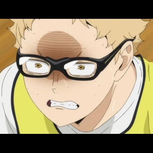 haikyuu, tsukishima, tsokishima, tsukishima cries, tsukishima kay volleybol