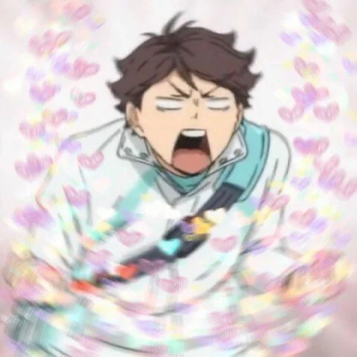 oikawa, oikawa, oikawa torah, tooru oikawa, the anime is funny