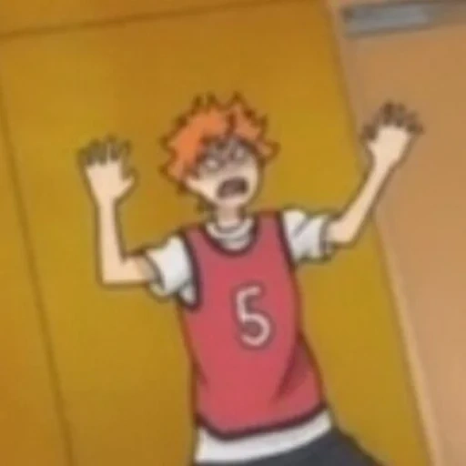 shinata shimoyo, hai ku volleyball, anime de shoyo hinata, mèmes de volleyball shinata, meme anime volleyball
