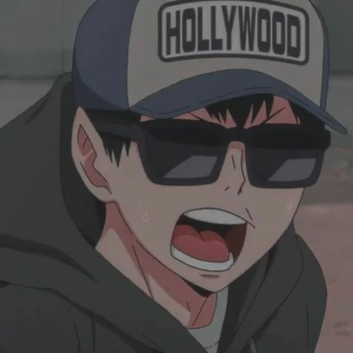 figura, menino anime, kageyama tobio, rosto de meme de anime