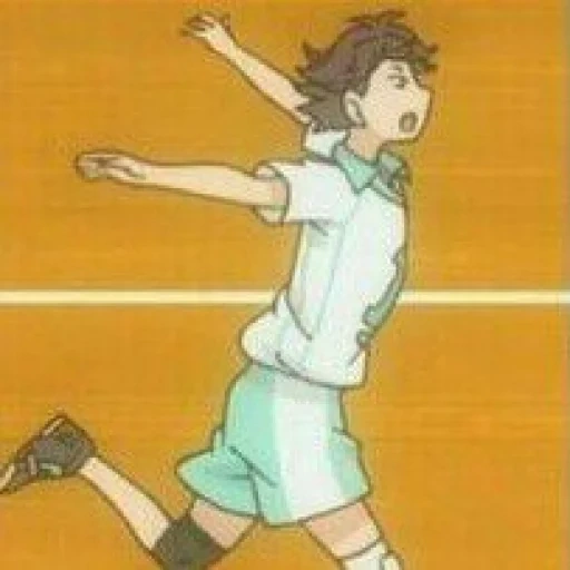 oikawa san, pallavolo anime, oikawa ferma il personale, fammers della pallavolo di oikawa, meme di anime di pallavolo nishino