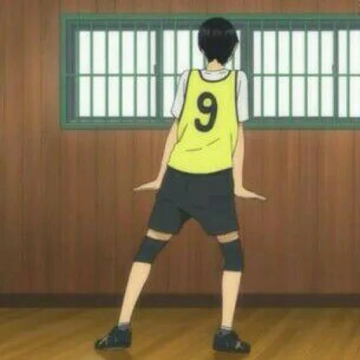 haikyuu, danza de kageyama, hinata kageyam bailando, anime de voleibol oy oy, momentos de kageyam anime de anime de voleibol