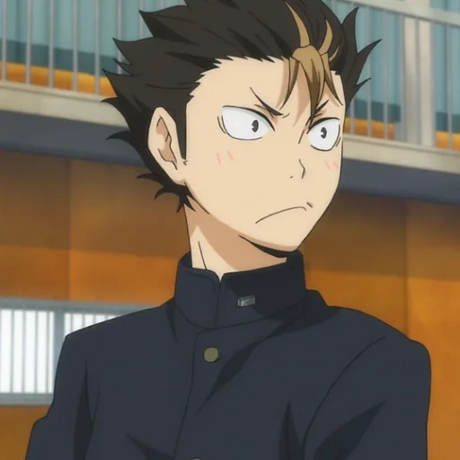 haikyuu, hiroshi nishino, sekolah cermin barat, anime voli, haikyuu nishinoya