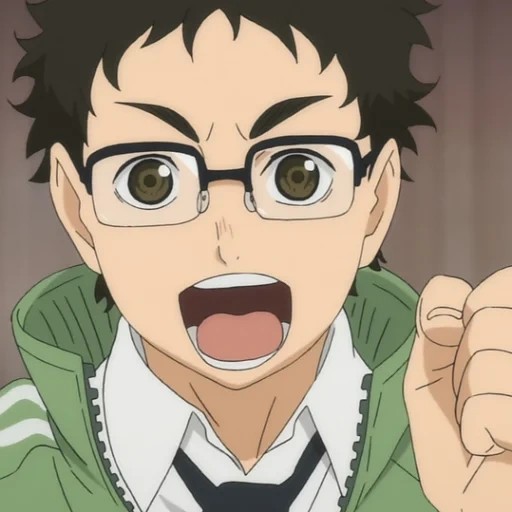 haikyuu, takeda yi-chul, anime sea cool, karakter anime, voli karakter anime