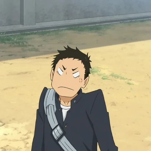 haikyuu, savamura daichi, personajes de anime, capturas de pantalla de daichi savamur, personajes voleibol de anime