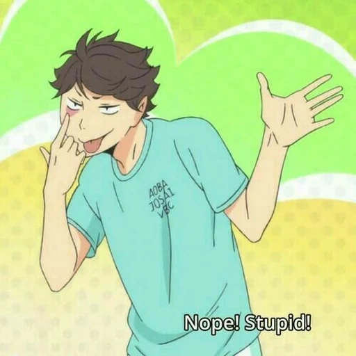 oikawa, oikawa baka, oikawa takera, oikawa iva chan, anime de volleyball oikawa