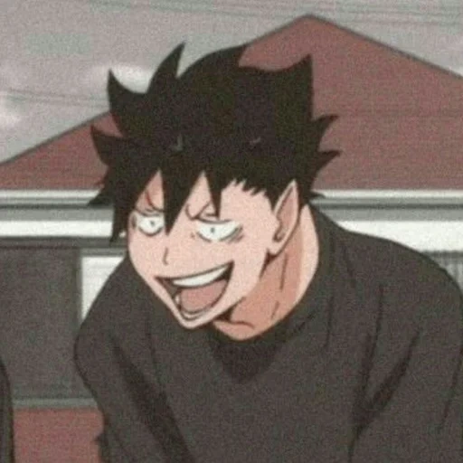 black tail tetsuo, anime cool, animación divertida, kuroo tetsurou, animación de voleibol putter