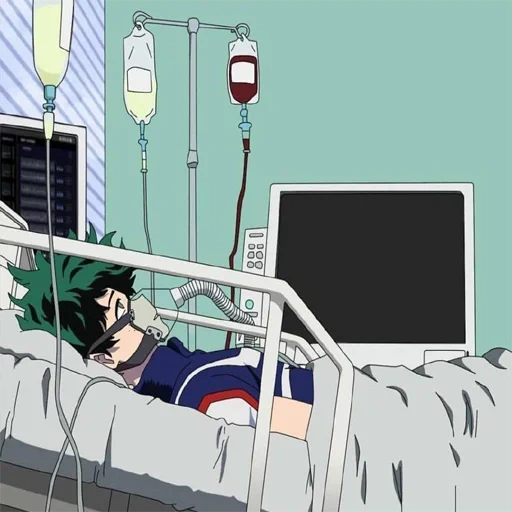 аниме, midoriya hospital, моя геройская академия, геройская академия ночной глаз, моя геройская академия 2 сезон 12 серия