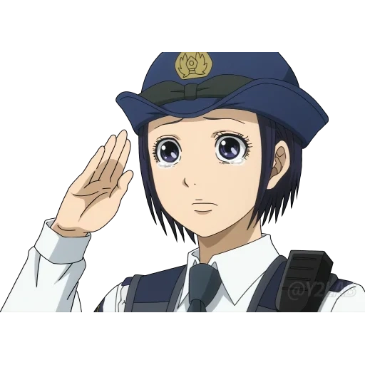 hakozume koban, police anime, anime about girls, girl police anime, counterparted by a female policeman anime