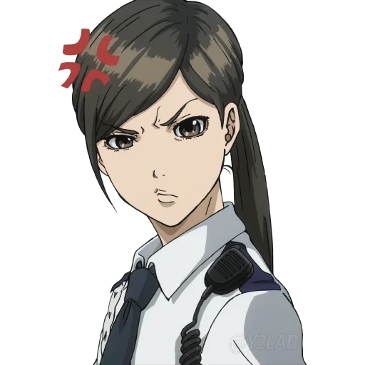 anime girls, anime characters, hakozume kouban joshi no gyakushuu, counterparted by a female policeman anime