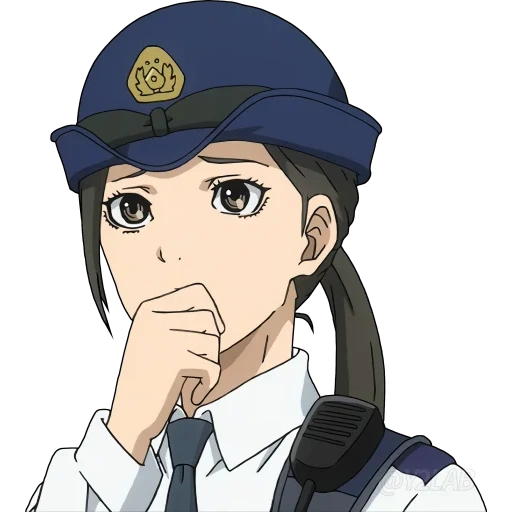 the best anime, hakozume koban, police anime, girl police anime, counterparted by a female policeman anime