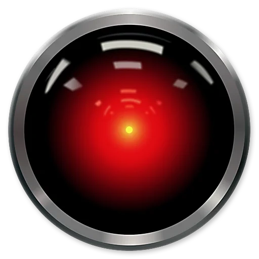 hal, darkness, hal 9000, eye cyber without background, 2001 space odyssey