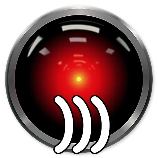 hal 9000, pictograma, cinema 4d ojos, ojo de terminador, ciber ocular sin fondo