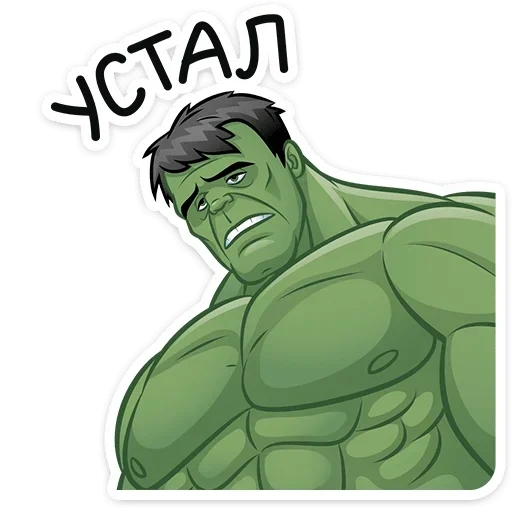 hulk, hulk hulk, hulk sticker