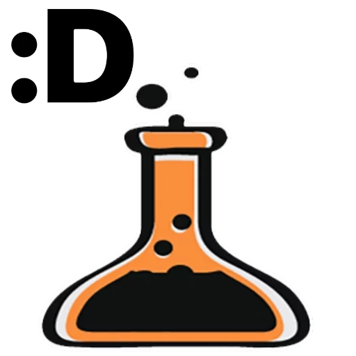 química de los frascos, icono de salchicha, química de ícono, logotipo de sobe, matraces químicos