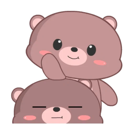 kawaii, chibi cute, cute drawings, bear cut out, cute drawings of chibi