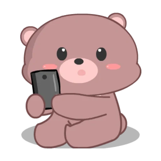 a toy, cute bear, the drawings are cute, bearer watsap, panda dudu bubu
