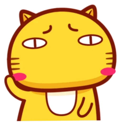 emoji kotik, émoticônes chinoises de chats