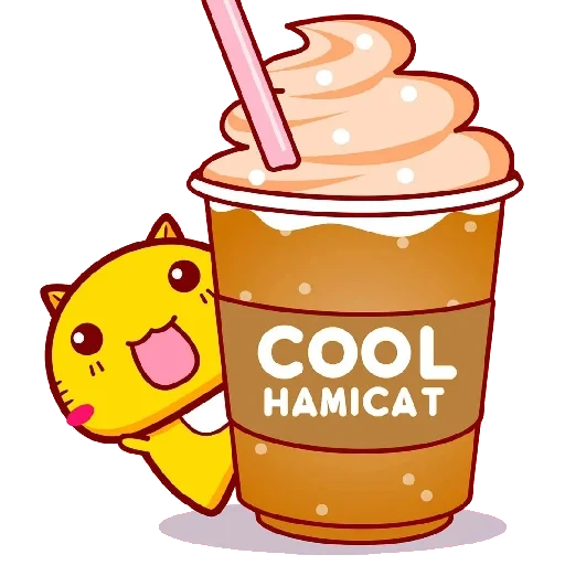 café kawaii, café de hielo dankin, kawaii comida rápida, nye bebidas de comida