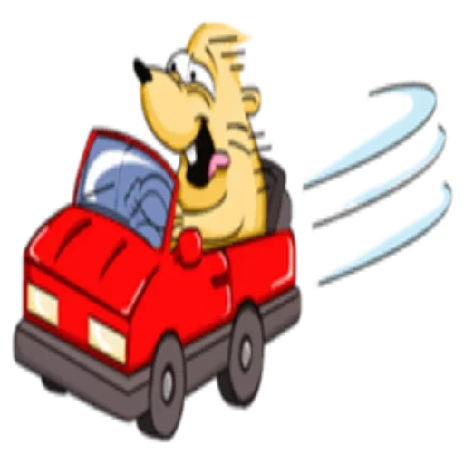auto, car, zootaxi drawing, garfield rides a car, dogs car caricature