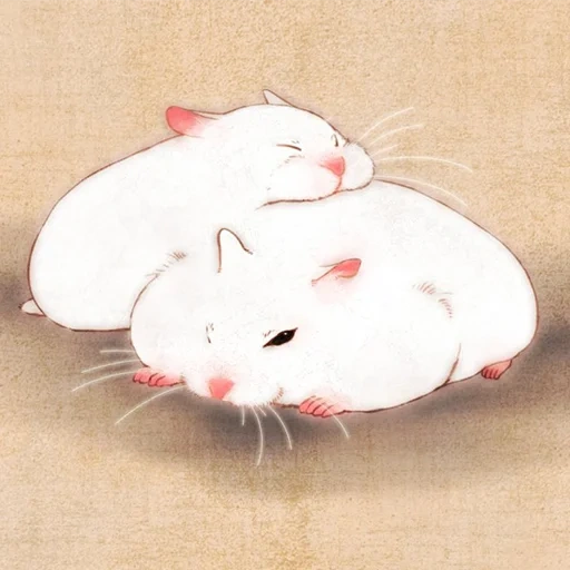 album art, anime hamster, anime hamster, lovely hamster, sketch hamster